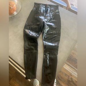 SPANX patent leather leggings